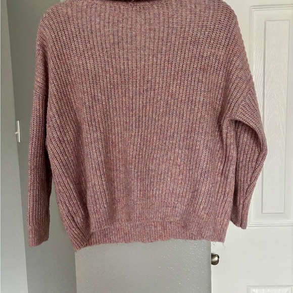 a.n.a Women's Mauve Cowl Neck Sweater Size L - Picture 6 of 9